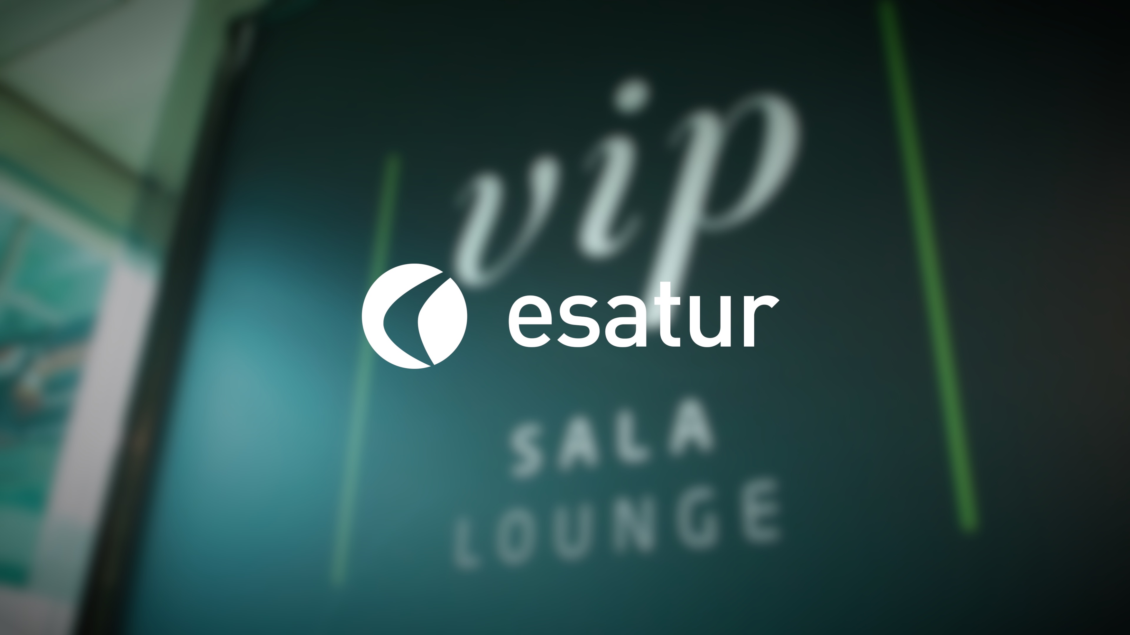 Cartelería de sala VIP lounge